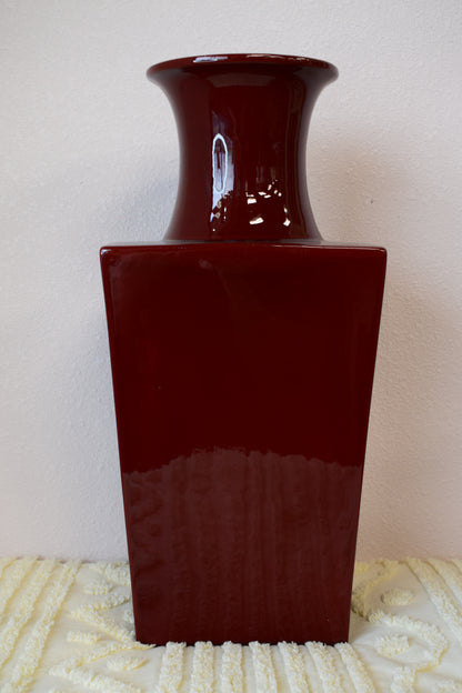 Big Dark Red Vase