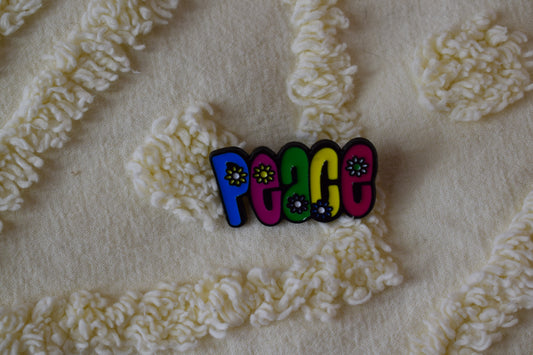 Colorful Peace Pin