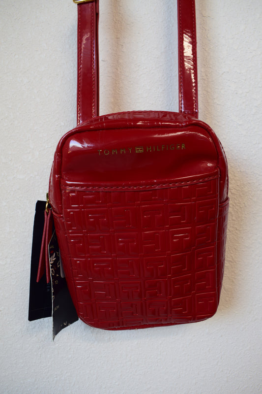 NWT SM Red Tommy Hilfiger Crossbody