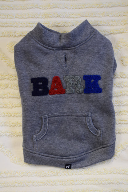 Small "BARK" dog sweater