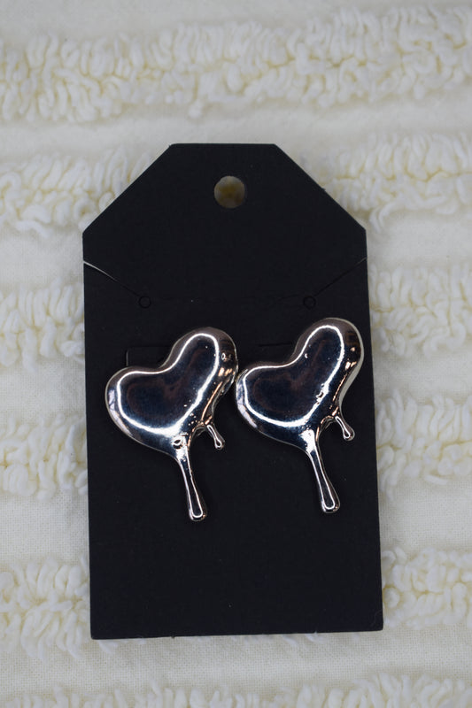 Heart Drip Earrings