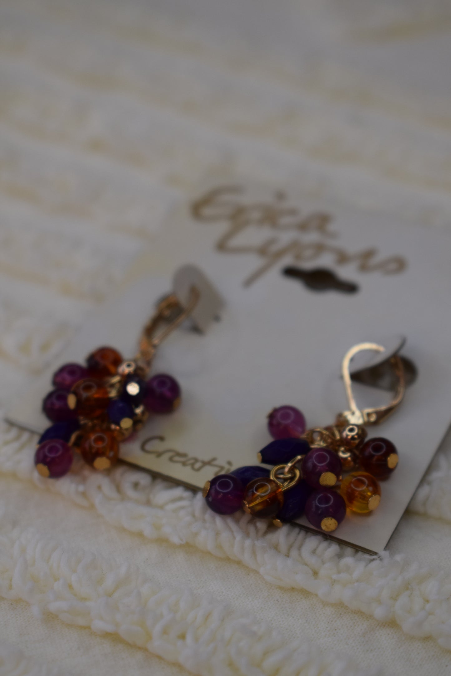 Erica Lyons Colorful bead earrings