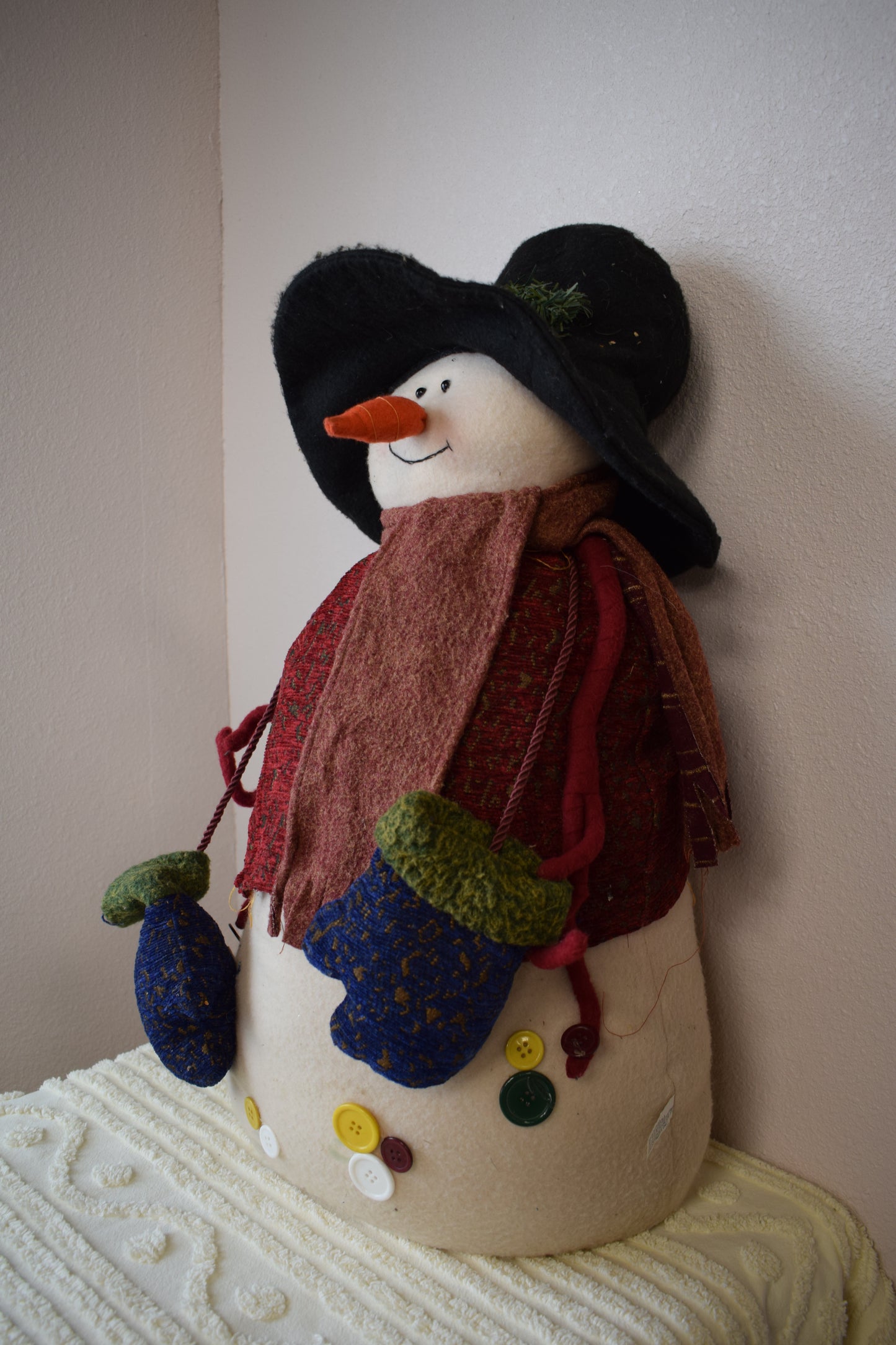 Big Stuffed Snowman Decor