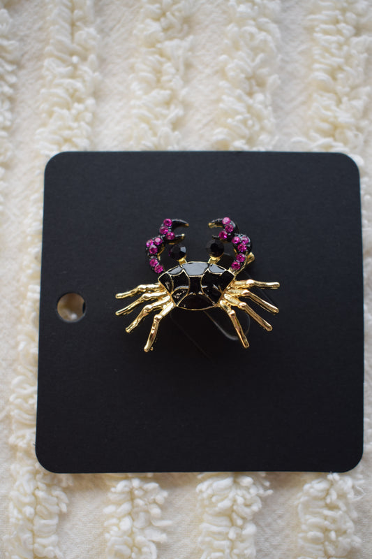 crab brooch