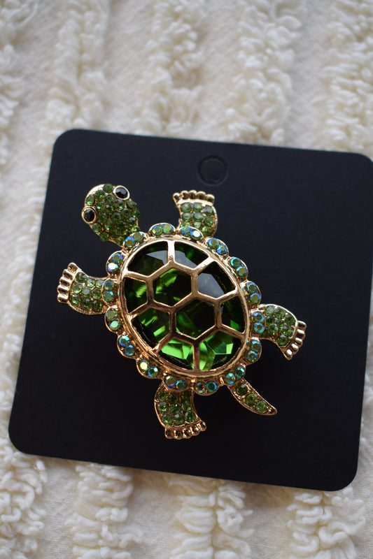 Turtle brooch