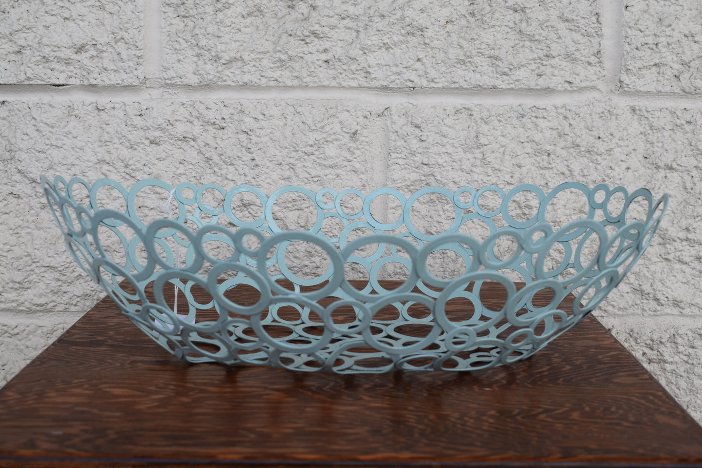 Metal Oval Decor Basket