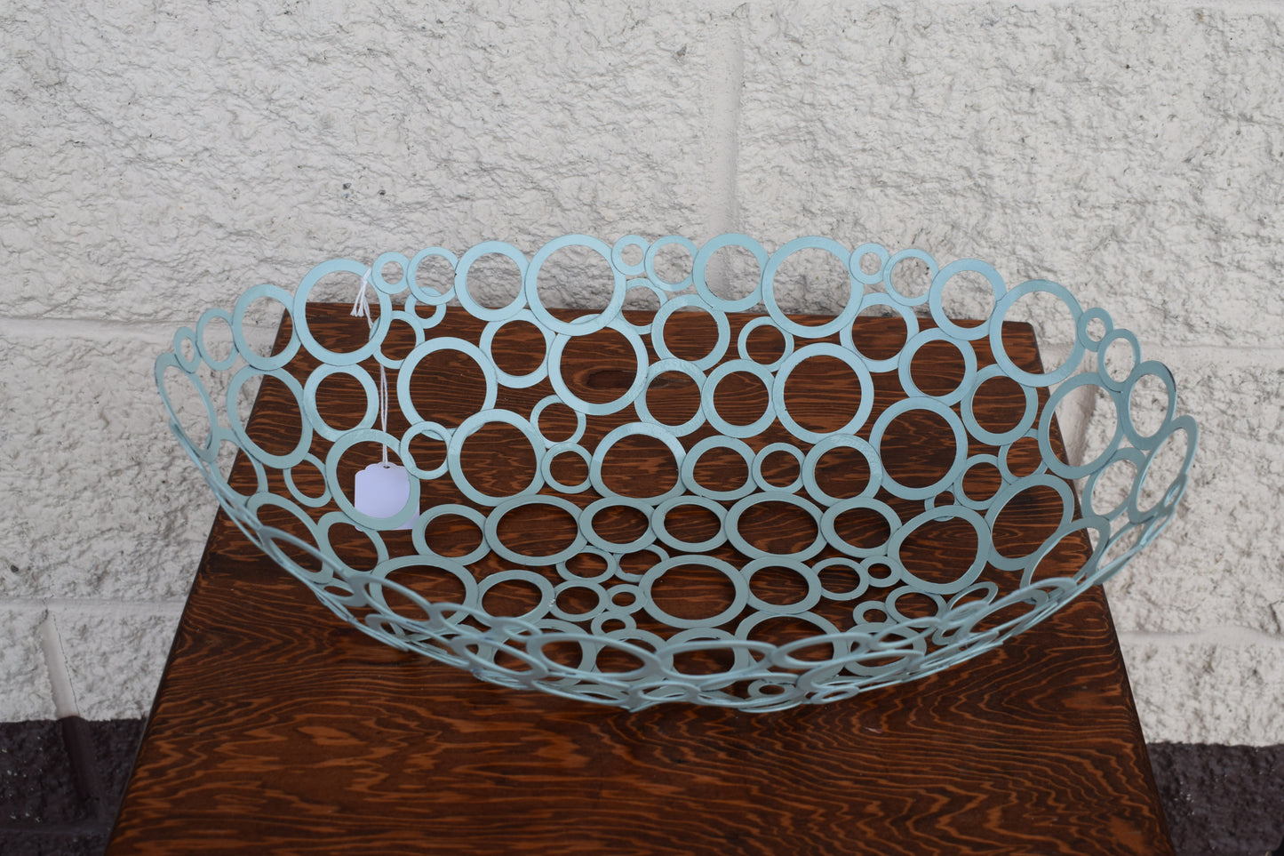 Metal Oval Decor Basket