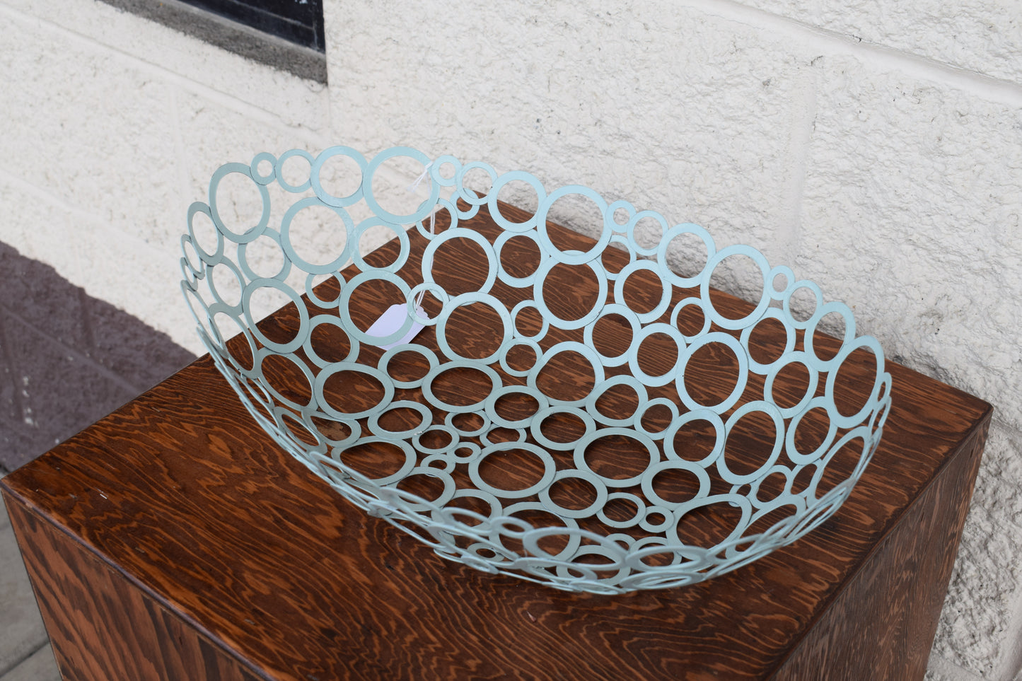 Metal Oval Decor Basket