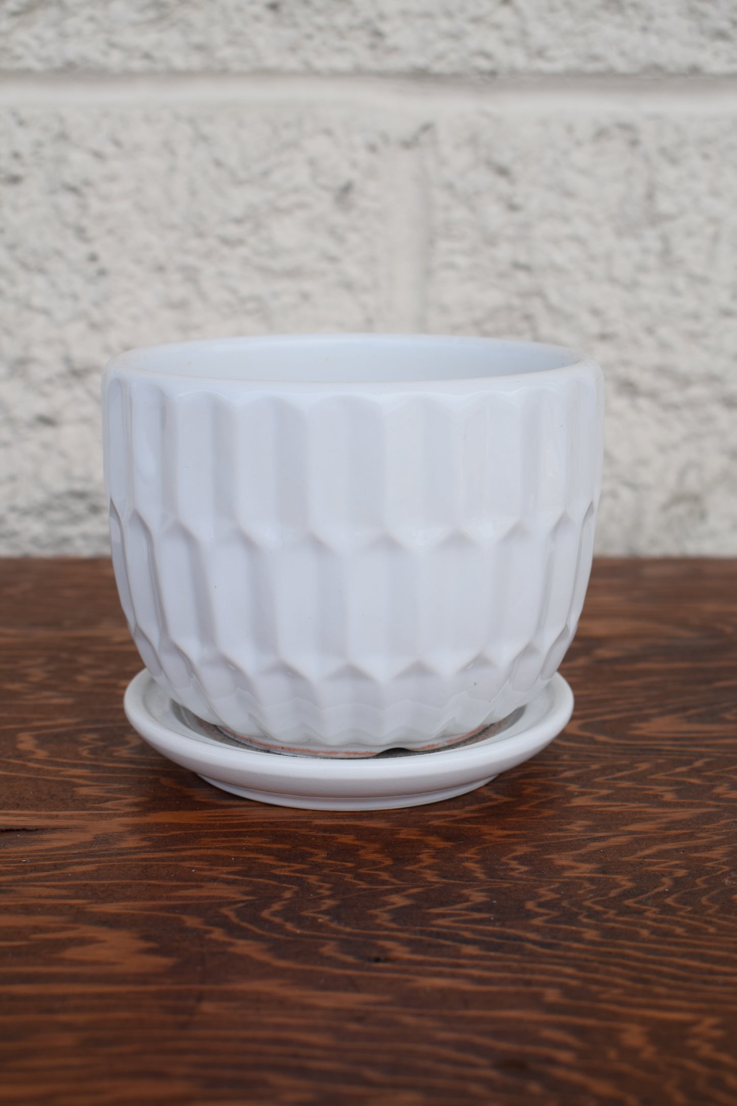 Small White Plant Pot