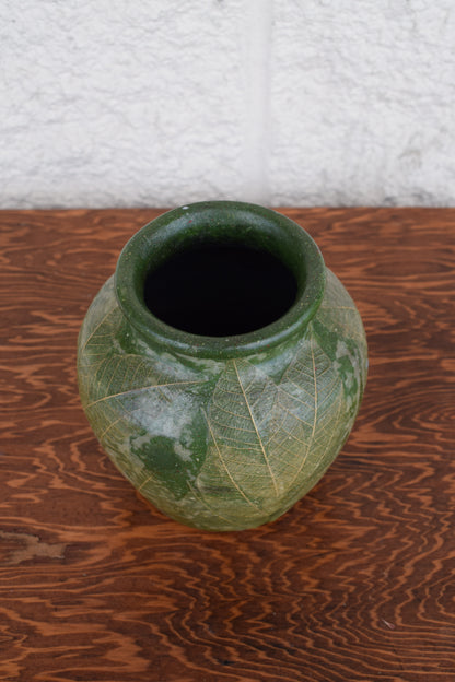 Green Leaf Vase